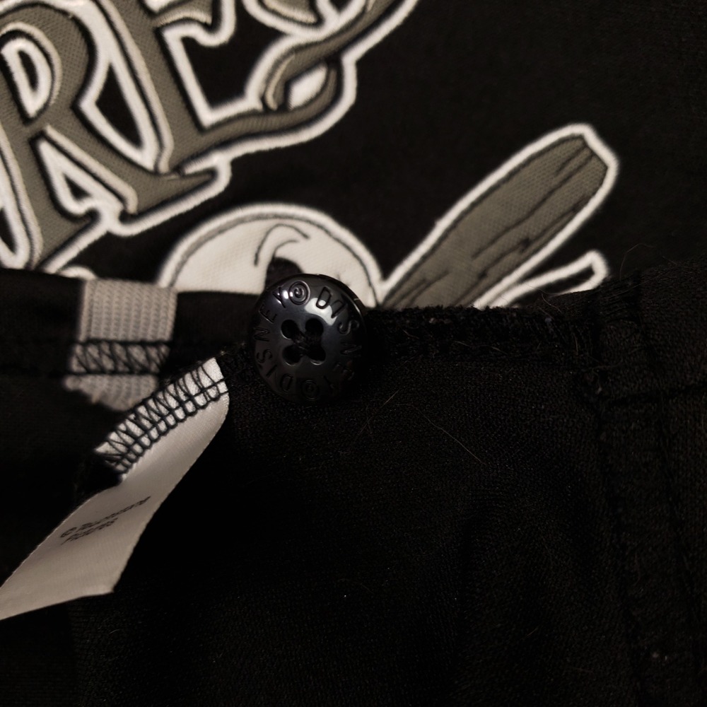 Nightmare Before Christmas Baseball Jersey Mens Small Black Walt Disney World - Picture 5 of 9